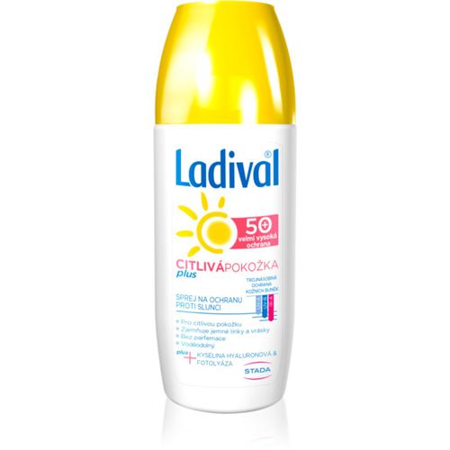 Sensitive Plus transparentes Schutzspray gegen das Altern der Haut für empfindliche Haut SPF 50+ 150 ml - Ladival - Modalova