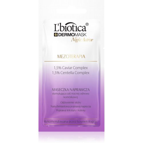 DermoMask Night Active mascarilla con efecto de mesoterapia 12 ml - L’biotica - Modalova