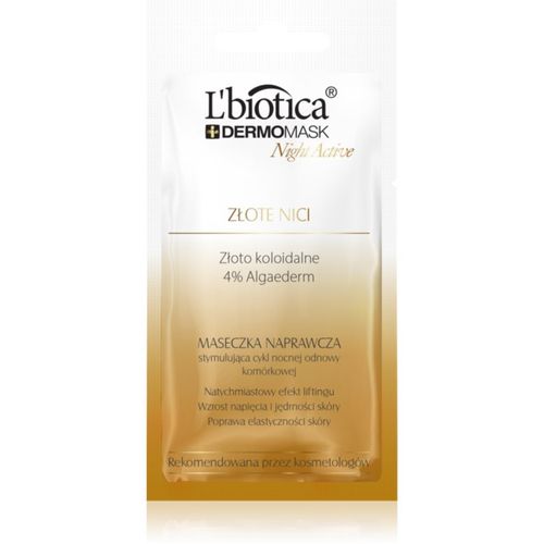 DermoMask Night Active Lifting und festigende Maske mit 24 Karat Gold 12 ml - L’biotica - Modalova