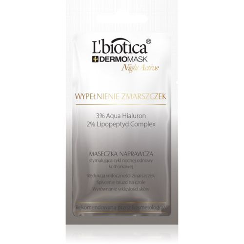 DermoMask Night Active mascarilla antiarrugas con efecto relleno antiarrugas profundas 12 ml - L’biotica - Modalova