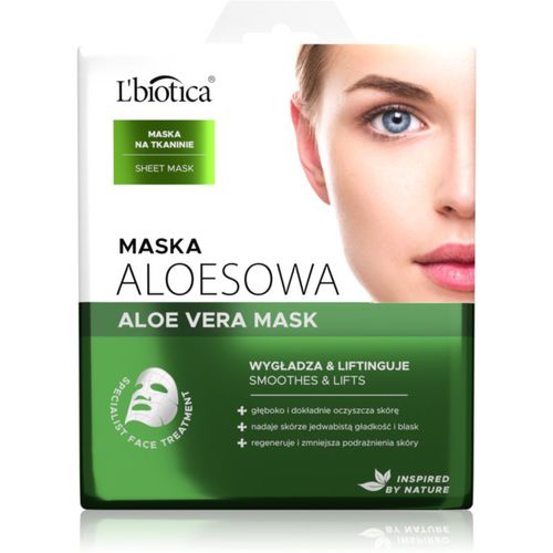 Masks Aloe Vera mascarilla hoja con efecto regenerador 23 ml - L’biotica - Modalova