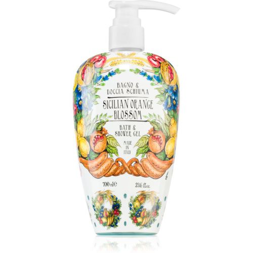 Sicilian Orange Blossom Line espuma de ducha de baño 700 ml - Rudy - Le Maioliche - Modalova