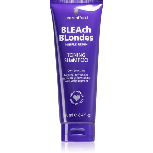 Bleach Blondes Toning Shampoo shampoo per capelli biondi neutralizzante per toni gialli 250 ml - Lee Stafford - Modalova