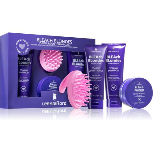 Bleach Blondes Purple reign set (neutralizante para tonos amarillos ) - Lee Stafford - Modalova