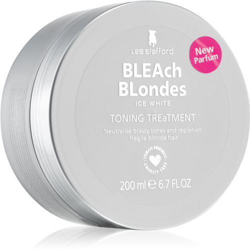 Bleach Blondes Ice White mascarilla capilar neutralizante para tonos amarillos 200 ml - Lee Stafford - Modalova