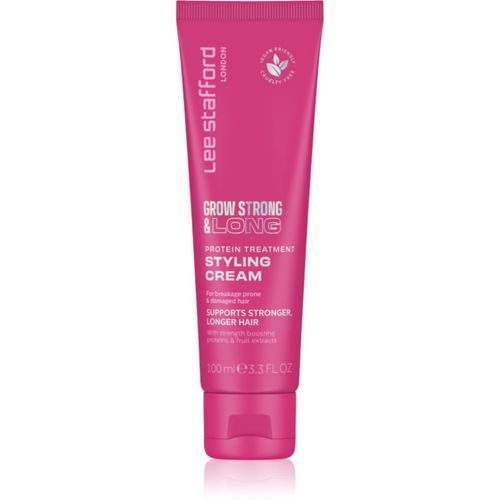 Grow Strong & Long Styling Cream crema para dar definición al peinado con proteínas 100 ml - Lee Stafford - Modalova