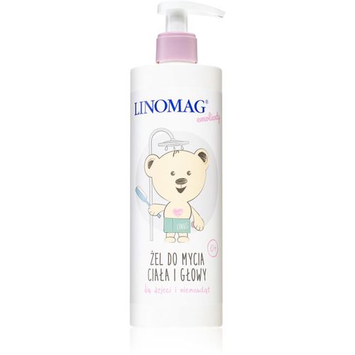 Emolienty Shampoo & Shower Gel gel doccia e shampoo 2 in 1 per neonati 400 ml - Linomag - Modalova