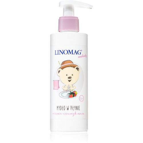 Emolienty Hand Soap Red Fruit jabón líquido para manos para niños Red Fruit 200 ml - Linomag - Modalova