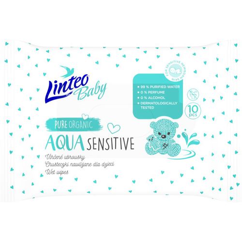 Baby Aqua Sensitive sanfte Feuchttücher für Kleinkinder 10 St - Linteo - Modalova