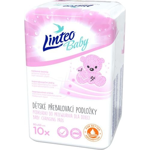 Baby Changing Pads teli per il cambio del pannolino 60x60 10 pz - Linteo - Modalova