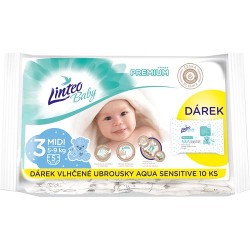 Baby Premium Midi Einwegwindeln 5-9kg 5 St - Linteo - Modalova