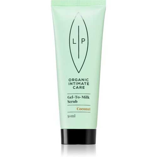 Organic Intimate Care Gel To Milk Scrub exfoliante suave con coco 50 ml - Lip Intimate Care - Modalova