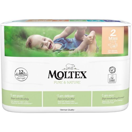 Pure & Nature Mini Size 2 Einweg-Ökowindeln 3-6 kg 38 St - Moltex - Modalova