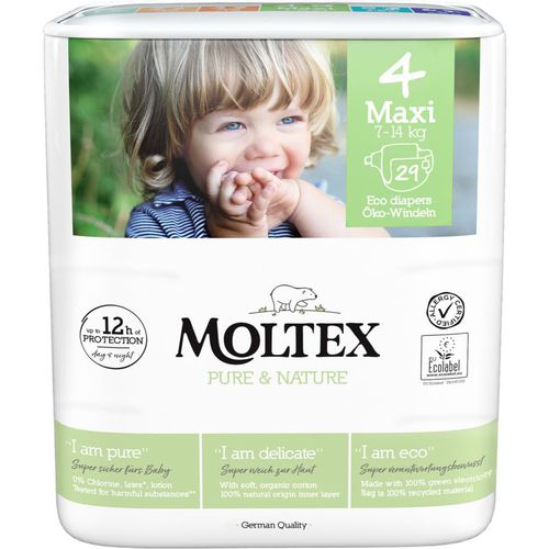 Pure & Nature Maxi Size 4 Einweg-Ökowindeln 7-14 kg 29 St - Moltex - Modalova