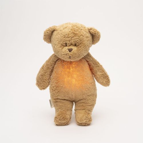 The Humming Bear Organic Cappuccino Natur doudou con melodía 1 ud - Moonie - Modalova