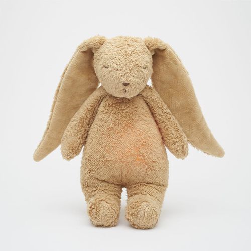 The Humming Friend Organic Cappuccino Natur doudou con melodía 1 ud - Moonie - Modalova