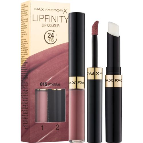 Lipfinity Lip Colour rossetto lunga tenuta con balsamo colore 015 Etheral - Max Factor - Modalova