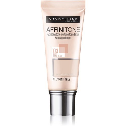 Affinitone fondotinta idratante colore 03 Light Sand Beige 30 ml - Maybelline - Modalova