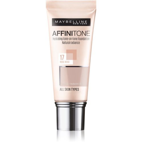 Affinitone fondotinta idratante colore 17 Rose Beige 30 ml - Maybelline - Modalova