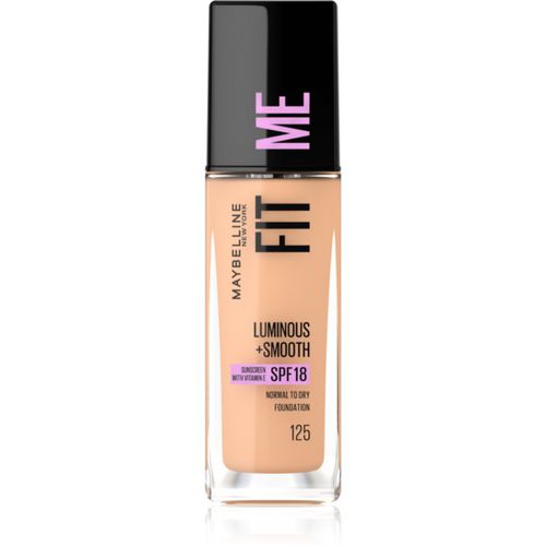 Fit Me! fondotinta liquido per una pelle luminosa e liscia colore 125 Nude Beige 30 ml - Maybelline - Modalova