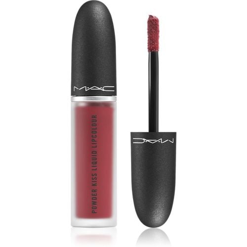 Powder Kiss Liquid Lipcolour rossetto liquido matte colore Fashion Emergency 5 ml - MAC Cosmetics - Modalova