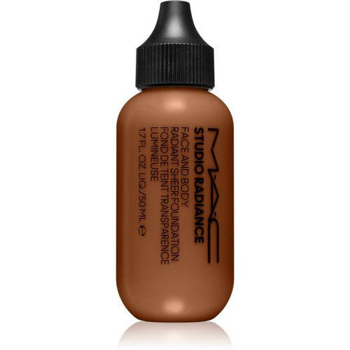 Studio Radiance Face and Body Radiant Sheer Foundation Leichtes Make-up für Gesicht und Körper Farbton N6 50 ml - MAC Cosmetics - Modalova