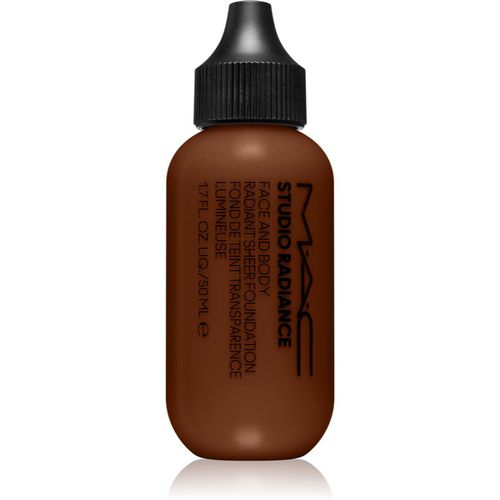 Studio Radiance Face and Body Radiant Sheer Foundation fondotinta leggero per viso e corpo colore N8 50 ml - MAC Cosmetics - Modalova