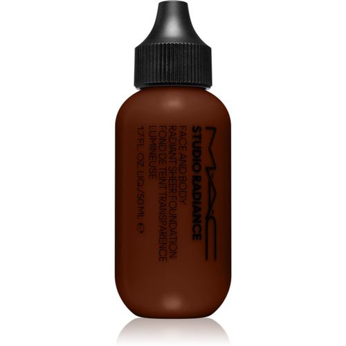 Studio Radiance Face and Body Radiant Sheer Foundation fondotinta leggero per viso e corpo colore N9 50 ml - MAC Cosmetics - Modalova