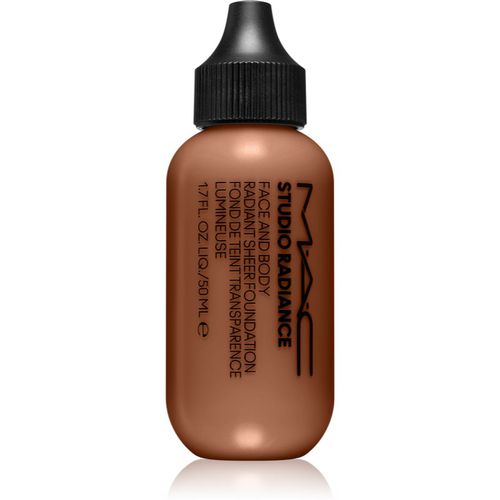 Studio Radiance Face and Body Radiant Sheer Foundation fondotinta leggero per viso e corpo colore W5 50 ml - MAC Cosmetics - Modalova