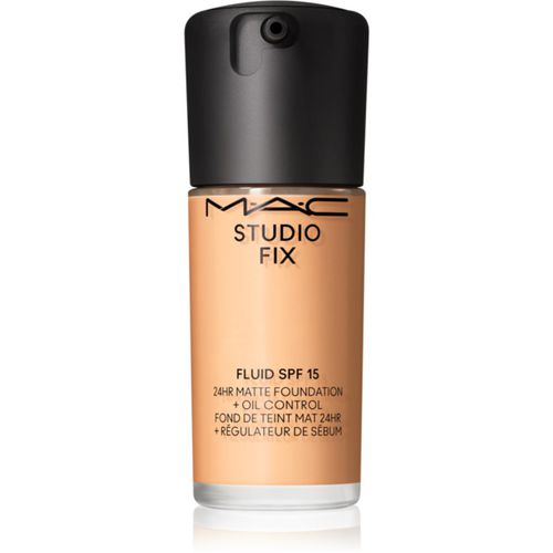 Studio Fix Fluid SPF 15 24HR Matte Foundation + Oil Control fondotinta opacizzante SPF 15 colore NC20 30 ml - MAC Cosmetics - Modalova