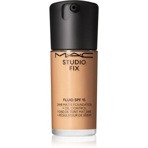 Studio Fix Fluid SPF 15 24HR Matte Foundation + Oil Control fondotinta opacizzante SPF 15 colore NC30 30 ml - MAC Cosmetics - Modalova