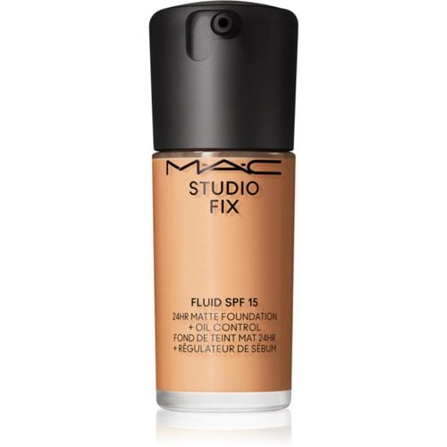 Studio Fix Fluid SPF 15 24HR Matte Foundation + Oil Control fondotinta opacizzante SPF 15 colore NC40 30 ml - MAC Cosmetics - Modalova