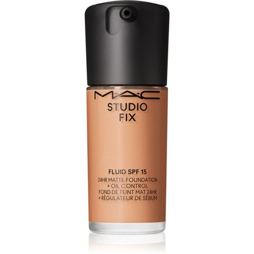 Studio Fix Fluid SPF 15 24HR Matte Foundation + Oil Control fondotinta opacizzante SPF 15 colore NC44 30 ml - MAC Cosmetics - Modalova