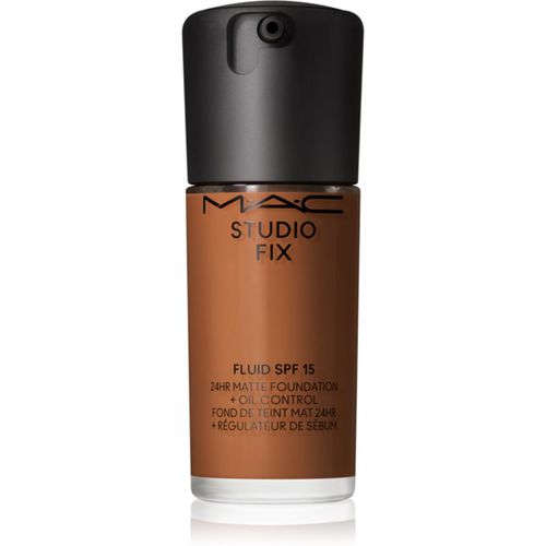 Studio Fix Fluid SPF 15 24HR Matte Foundation + Oil Control fondotinta opacizzante SPF 15 colore NC50 30 ml - MAC Cosmetics - Modalova