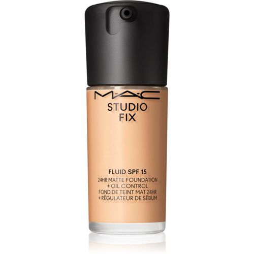 Studio Fix Fluid SPF 15 24HR Matte Foundation + Oil Control fondotinta opacizzante SPF 15 colore NC17 30 ml - MAC Cosmetics - Modalova