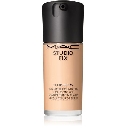 Studio Fix Fluid SPF 15 24HR Matte Foundation + Oil Control fondotinta opacizzante SPF 15 colore NC16 30 ml - MAC Cosmetics - Modalova