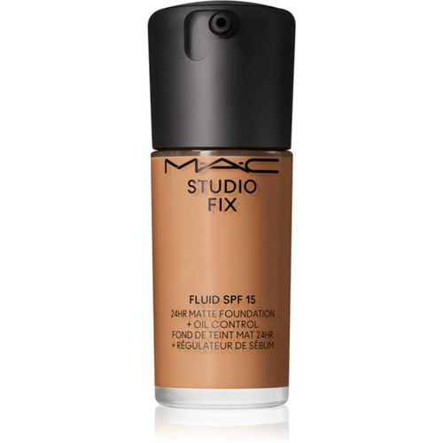 Studio Fix Fluid SPF 15 24HR Matte Foundation + Oil Control fondotinta opacizzante SPF 15 colore NC45.5 30 ml - MAC Cosmetics - Modalova