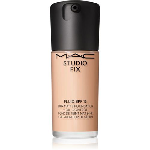 Studio Fix Fluid SPF 15 24HR Matte Foundation + Oil Control fondotinta opacizzante SPF 15 colore N4.5 30 ml - MAC Cosmetics - Modalova