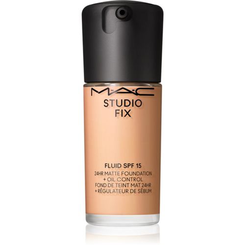 Studio Fix Fluid SPF 15 24HR Matte Foundation + Oil Control fondotinta opacizzante SPF 15 colore N6.5 30 ml - MAC Cosmetics - Modalova