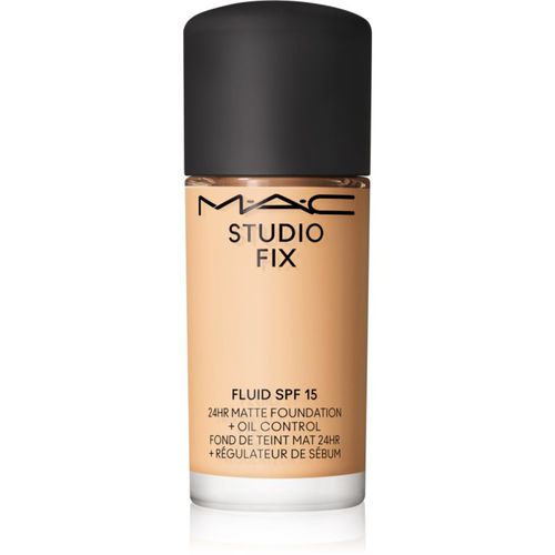 Studio Fix Fluid SPF 15 24HR Matte Foundation + Oil Control Mini mattierendes Make-up SPF 15 Farbton NC15 15 ml - MAC Cosmetics - Modalova