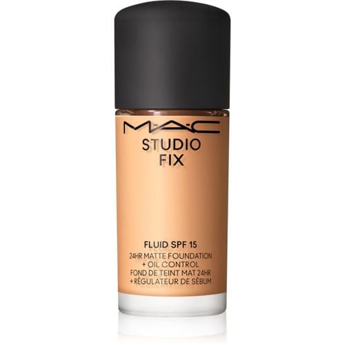 Mini Studio Fix Fluid SPF 15 24HR Matte Foundation + Oil Control mattierendes Make-up SPF 15 Farbton NC20 15 ml - MAC Cosmetics - Modalova