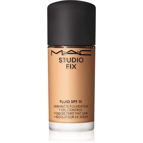 Mini Studio Fix Fluid SPF 15 24HR Matte Foundation + Oil Control fondotinta opacizzante SPF 15 colore NC30 15 ml - MAC Cosmetics - Modalova