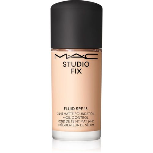 Mini Studio Fix Fluid SPF 15 24HR Matte Foundation + Oil Control fondotinta opacizzante SPF 15 colore NW10 15 ml - MAC Cosmetics - Modalova