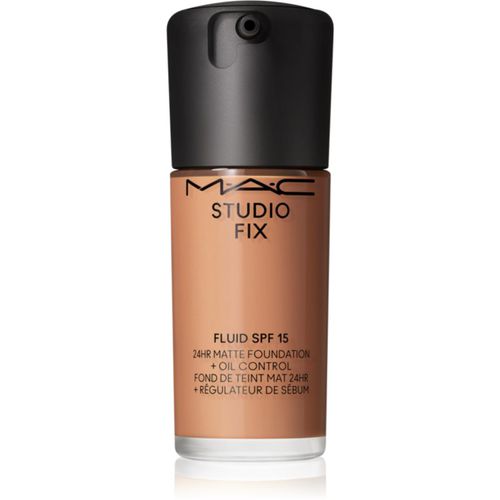 Studio Fix Fluid SPF 15 24HR Matte Foundation + Oil Control fondotinta opacizzante SPF 15 colore NW30 30 ml - MAC Cosmetics - Modalova