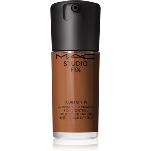 Studio Fix Fluid SPF 15 24HR Matte Foundation + Oil Control fondotinta opacizzante SPF 15 colore NW45 30 ml - MAC Cosmetics - Modalova