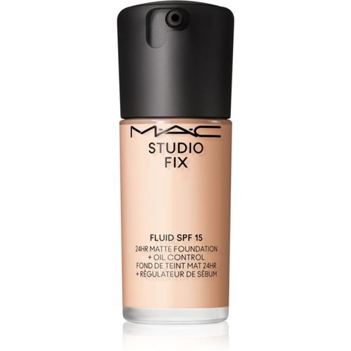 Studio Fix Fluid SPF 15 24HR Matte Foundation + Oil Control fondotinta opacizzante SPF 15 colore NW10 30 ml - MAC Cosmetics - Modalova