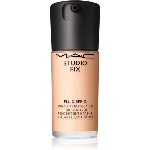 Studio Fix Fluid SPF 15 24HR Matte Foundation + Oil Control fondotinta opacizzante SPF 15 colore N4 30 ml - MAC Cosmetics - Modalova