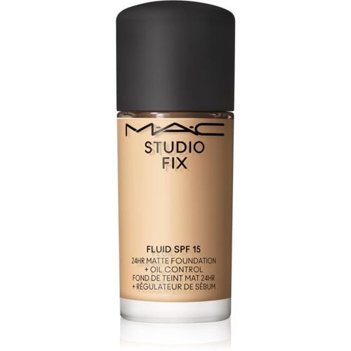 Mini Studio Fix Fluid SPF 15 24HR Matte Foundation + Oil Control mattierendes Make-up SPF 15 Farbton NC17 15 ml - MAC Cosmetics - Modalova