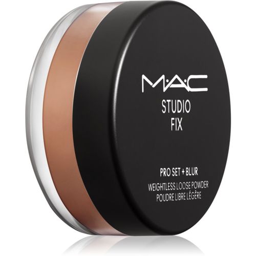 Studio Fix Pro Set + Blur Weightless Loose Powder cipria fissante opacizzante colore Deep Dark 6,5 g - MAC Cosmetics - Modalova