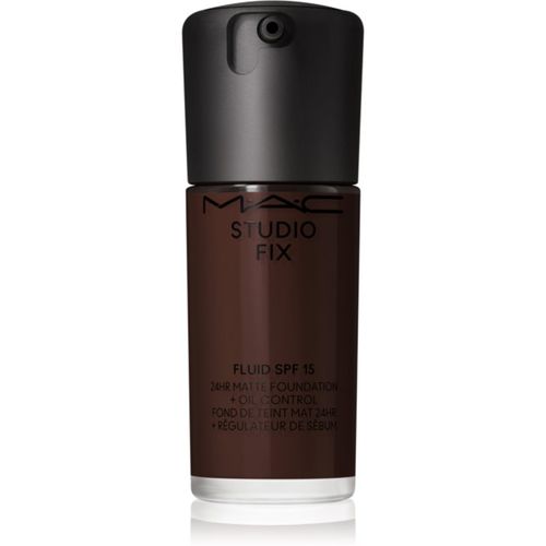 Studio Fix Fluid SPF 15 24HR Matte Foundation + Oil Control fondotinta opacizzante SPF 15 colore NW65 30 ml - MAC Cosmetics - Modalova